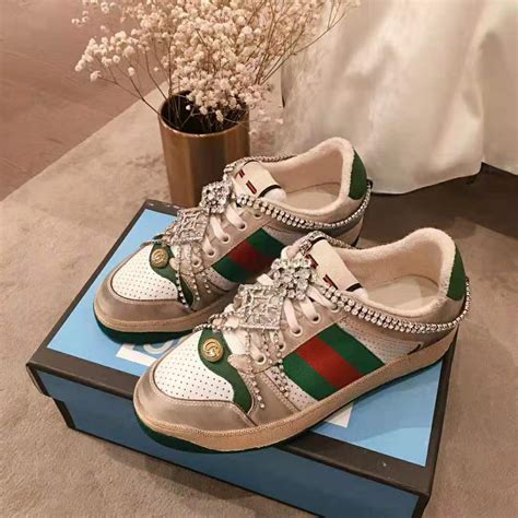 gucci screener sneakers women's